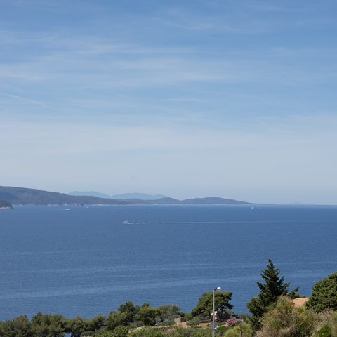 Open Adriatic sea view from the villa